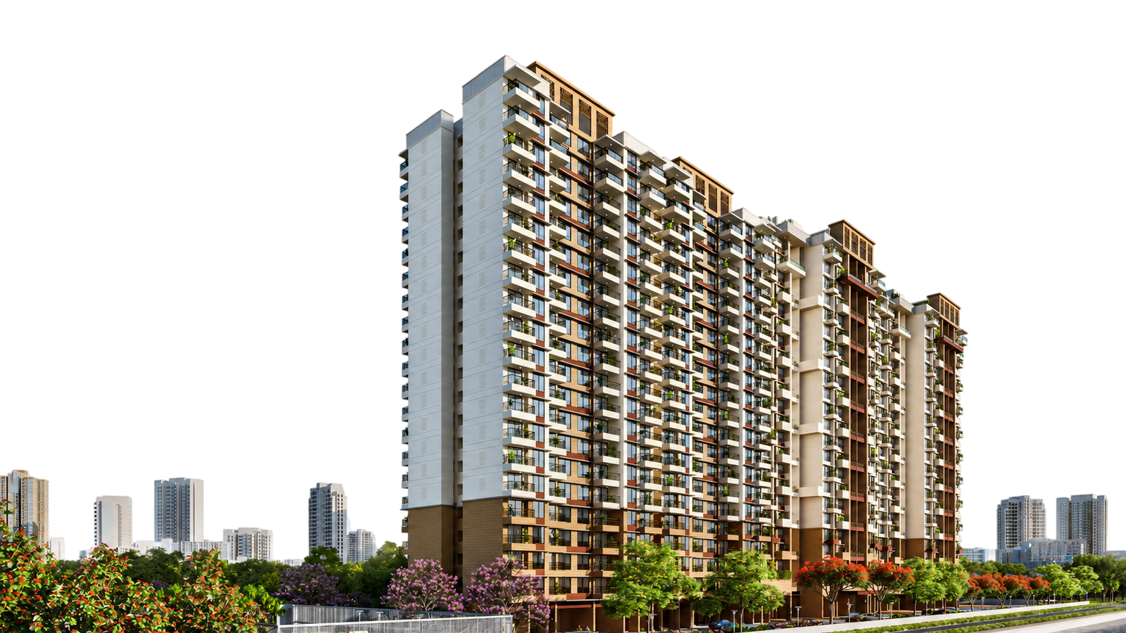 Joyville Celestia architectural skyline